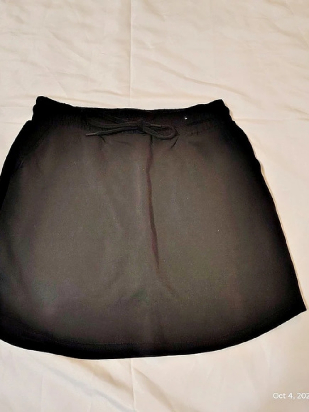 Maurices Cloud Scuba Knit High Rise Skort Black Mini Skirt Size Small
